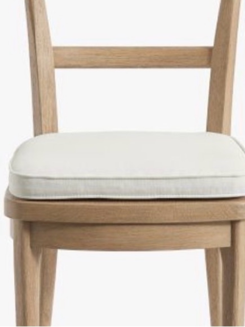 Pottery barn sunbrella off white chair cushions set of 4